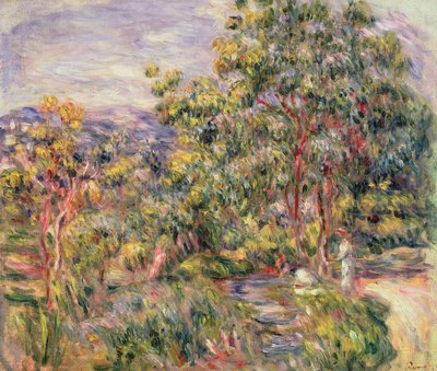 View of Cagnes, c.1900 by Pierre Auguste Renoir